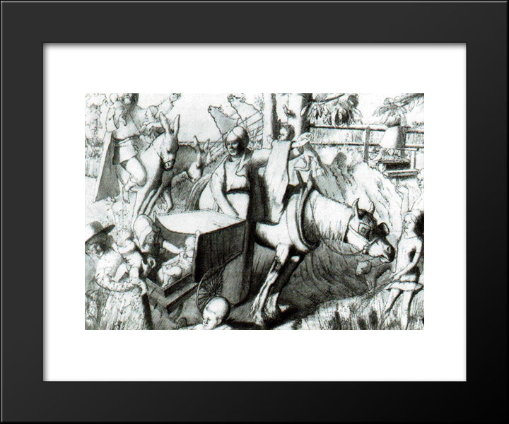 The Last Day 20x24 Black Modern Wood Framed Art Print Poster by Spencer, Stanley