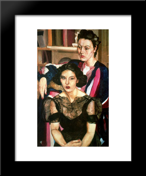 The Sisters 20x24 Black Modern Wood Framed Art Print Poster by Spencer, Stanley