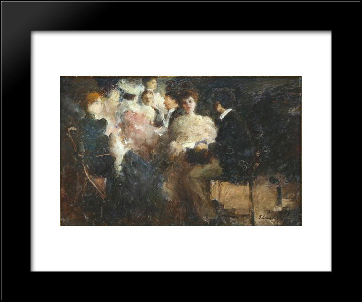 Composition 20x24 Black Modern Wood Framed Art Print Poster by Luchian, Stefan