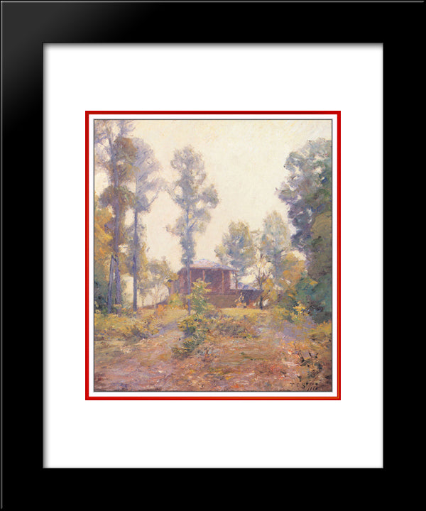 The House Of The Singing Winds 20x24 Black Modern Wood Framed Art Print Poster by Steele, T. C.