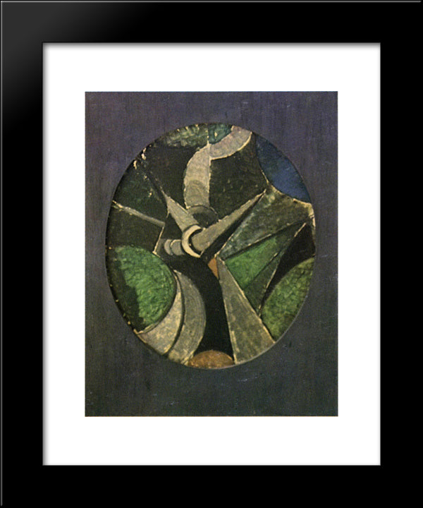 Landscape 20x24 Black Modern Wood Framed Art Print Poster by Doesburg, Theo van