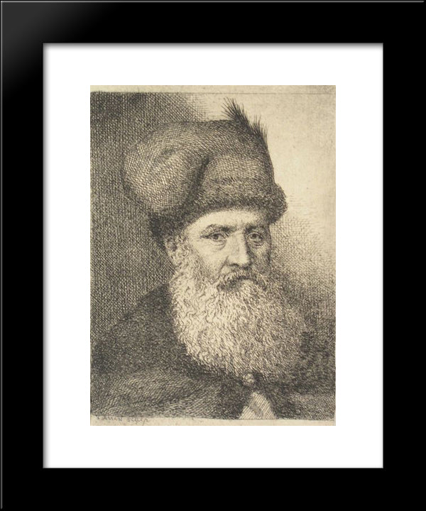 Boyar 20x24 Black Modern Wood Framed Art Print Poster by Aman, Theodor