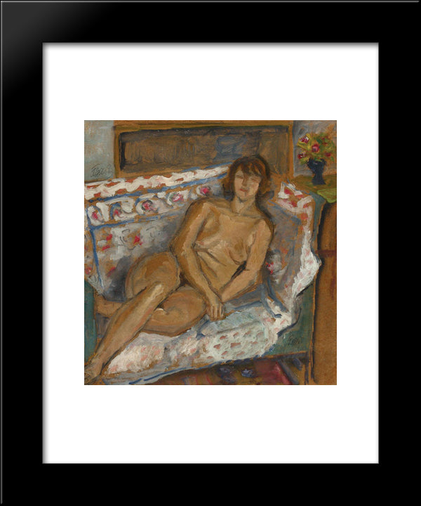 Intimacy 20x24 Black Modern Wood Framed Art Print Poster by Pallady, Theodor