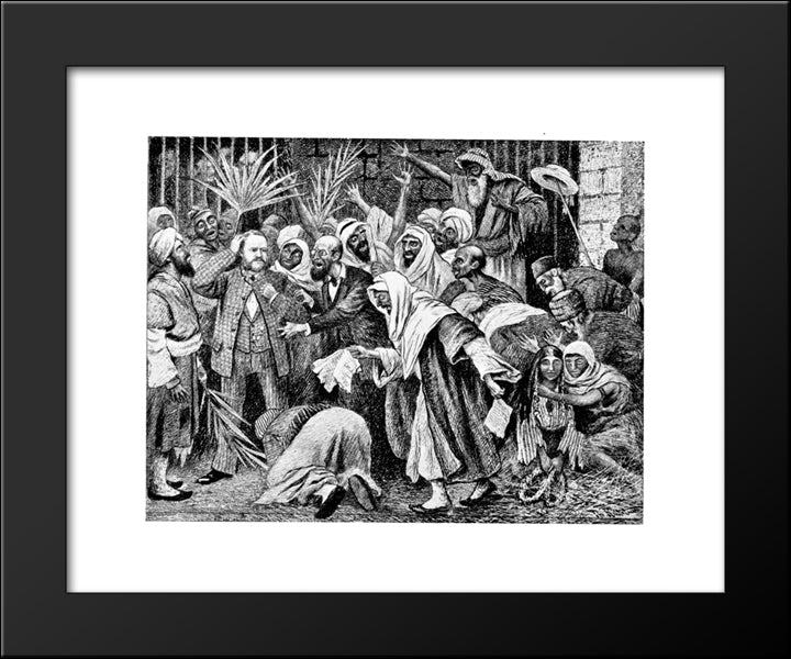 Peer Gynt 05 20x24 Black Modern Wood Framed Art Print Poster by Kittelsen, Theodor Severin