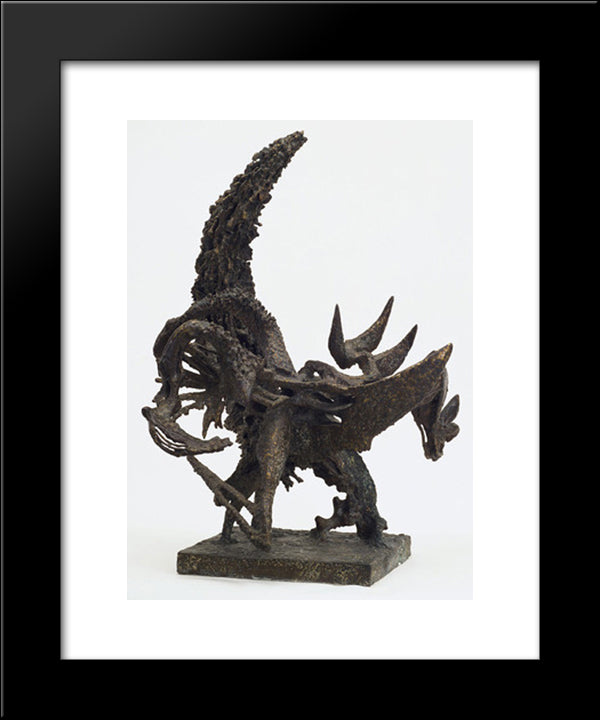 Spectre Of Kitty Hawk 20x24 Black Modern Wood Framed Art Print Poster by Roszak, Theodore