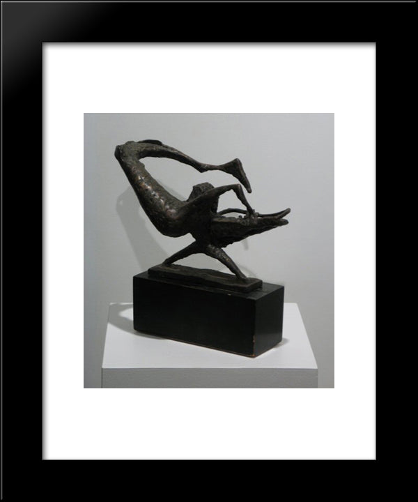 Surge 20x24 Black Modern Wood Framed Art Print Poster by Roszak, Theodore