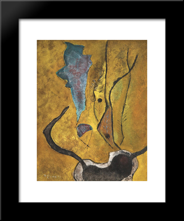 Flight Of The Spectre 20x24 Black Modern Wood Framed Art Print Poster by Stamos, Theodoros