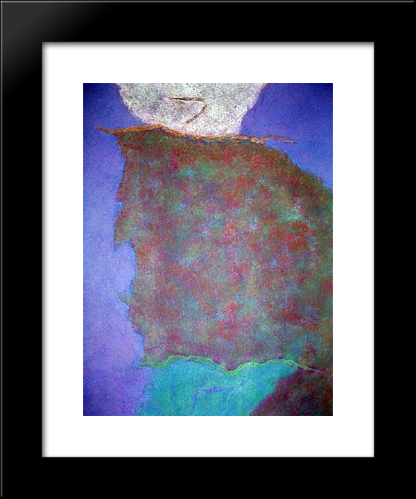 Infinity Field, Jerusalem Series 20x24 Black Modern Wood Framed Art Print Poster by Stamos, Theodoros