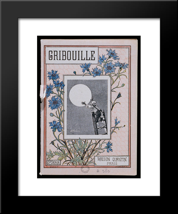 L'Encyclopedie Enfantine 20x24 Black Modern Wood Framed Art Print Poster by Steinlen, Theophile