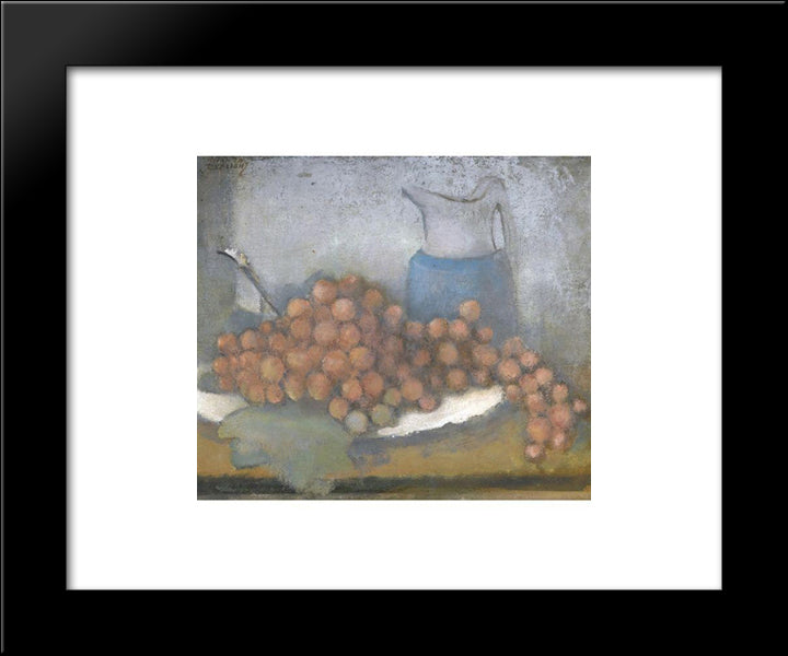 Still Life 20x24 Black Modern Wood Framed Art Print Poster by Triantafyllidis, Theophrastos