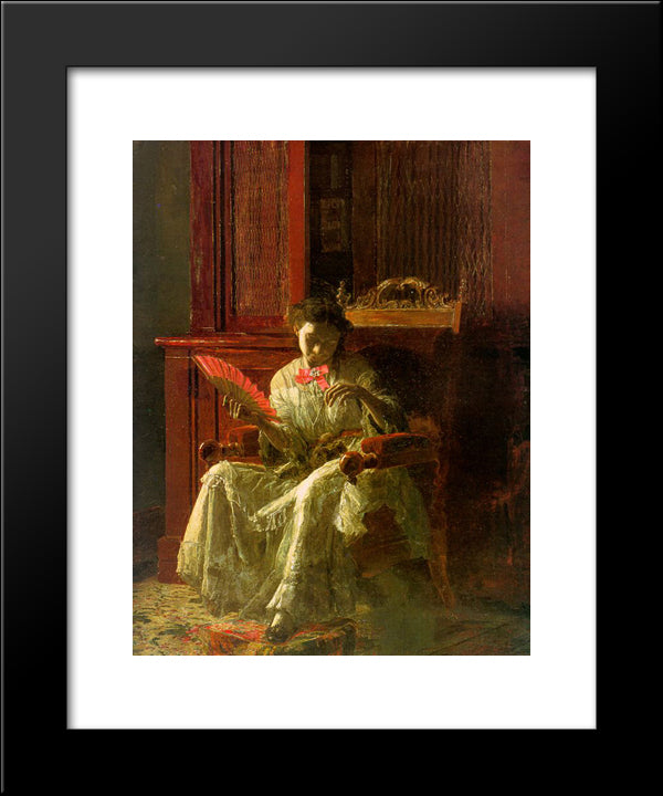 Kathrin 20x24 Black Modern Wood Framed Art Print Poster by Eakins, Thomas