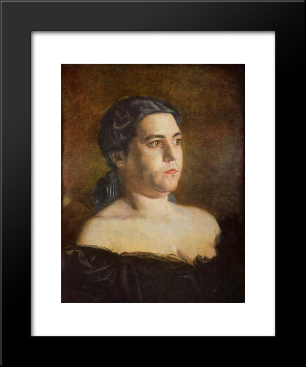 Maybelle 20x24 Black Modern Wood Framed Art Print Poster by Eakins, Thomas