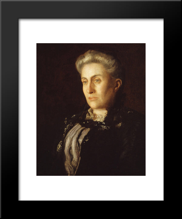 Mrs Richard Day 20x24 Black Modern Wood Framed Art Print Poster by Eakins, Thomas