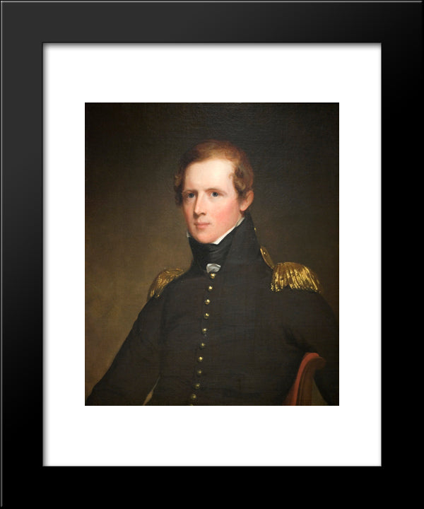 Major John Biddle 20x24 Black Modern Wood Framed Art Print Poster by Sully, Thomas