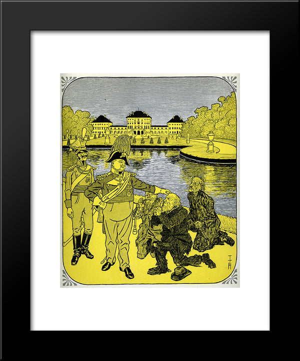 From Thorheiten 20x24 Black Modern Wood Framed Art Print Poster by Heine, Thomas Theodor
