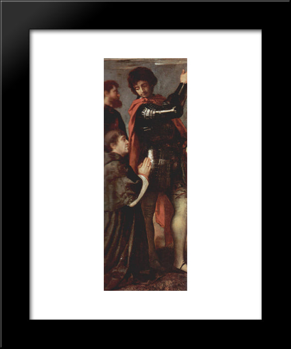 Cellach Of Armagh 20x24 Black Modern Wood Framed Art Print Poster by Titian