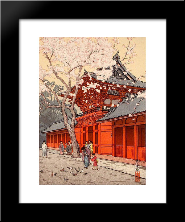 Heijinja 20x24 Black Modern Wood Framed Art Print Poster by Yoshida, Toshi