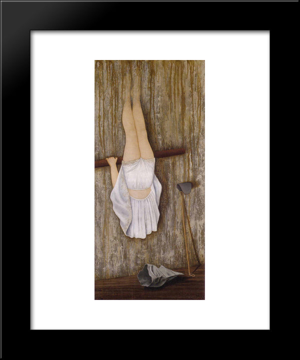 Relache 20x24 Black Modern Wood Framed Art Print Poster by Toyen