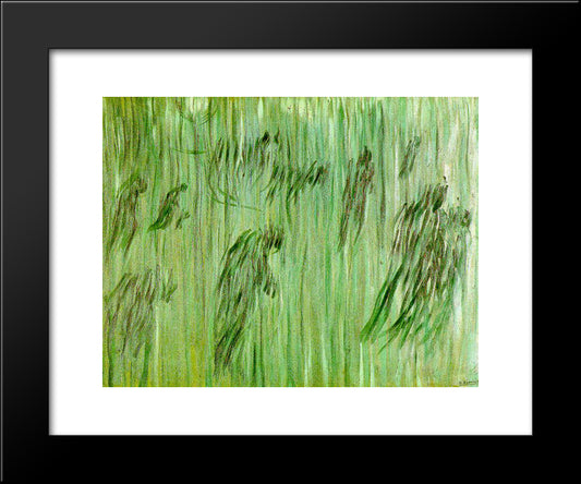 States Of Mind (Study) Those Who Stay 20x24 Black Modern Wood Framed Art Print Poster by Boccioni, Umberto