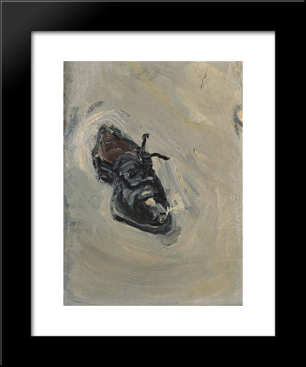Der Schuh 20x24 Black Modern Wood Framed Art Print Poster by Varlin