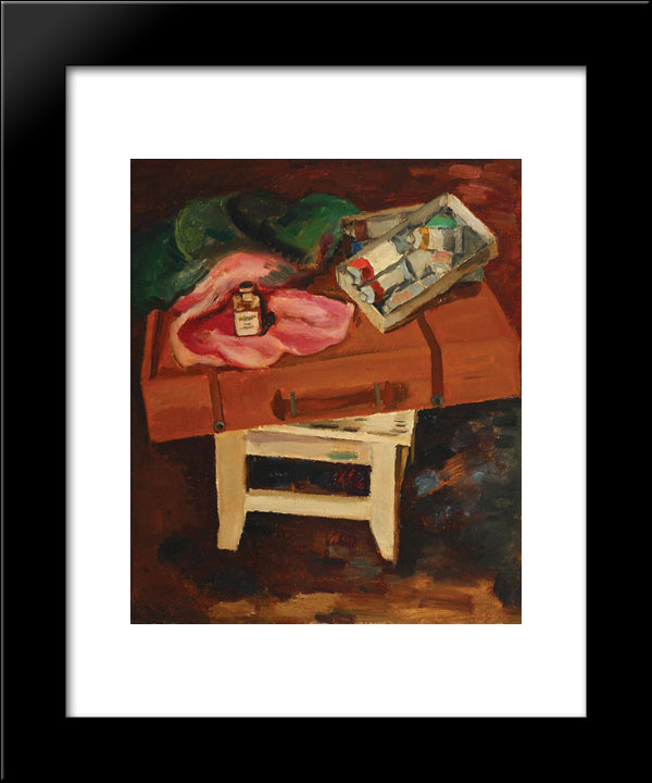 Landscapist Props 20x24 Black Modern Wood Framed Art Print Poster by Popescu, Vasile