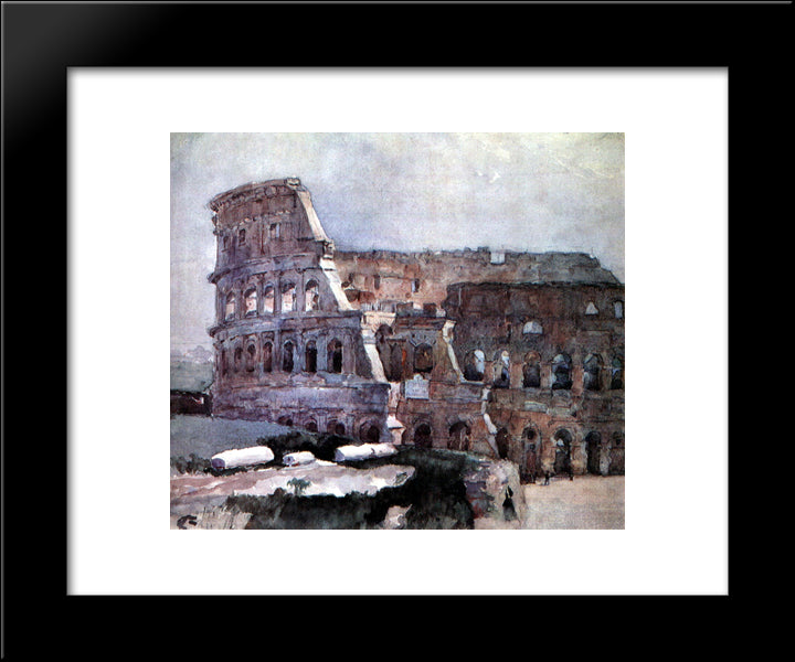 Colosseum 20x24 Black Modern Wood Framed Art Print Poster by Surikov, Vasily