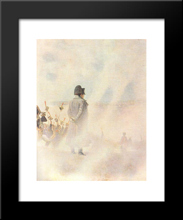 Before Moscow - Waiting For The Deputation Of Boyars 20x24 Black Modern Wood Framed Art Print Poster by Vereshchagin, Vasily