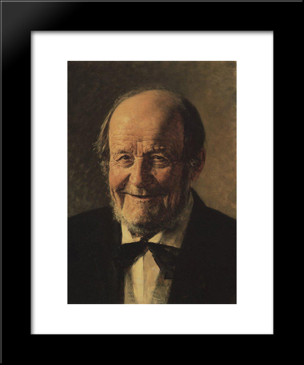 Retired Butler 20x24 Black Modern Wood Framed Art Print Poster by Vereshchagin, Vasily