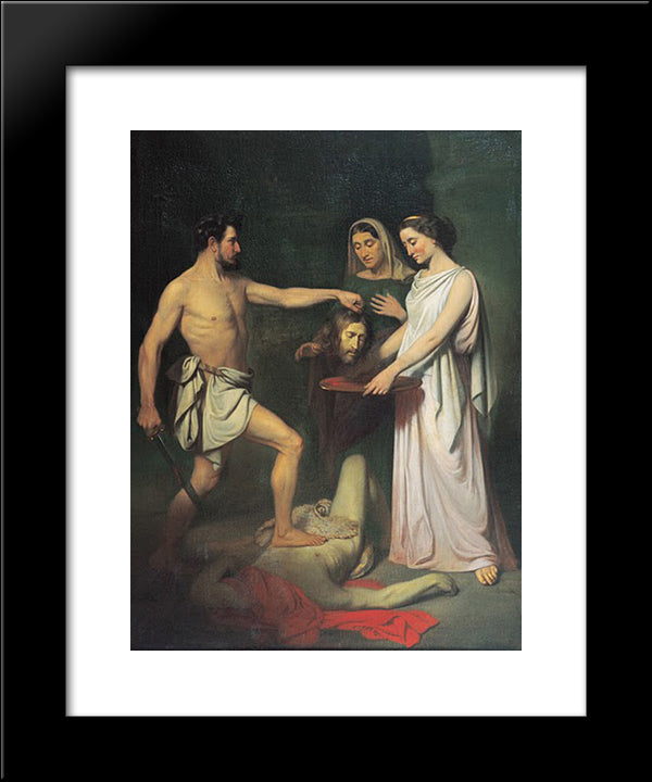 A DegolacÃÆÃão De SÃÆÃão JoÃÆÃão Batista 20x24 Black Modern Wood Framed Art Print Poster by Meirelles, Victor