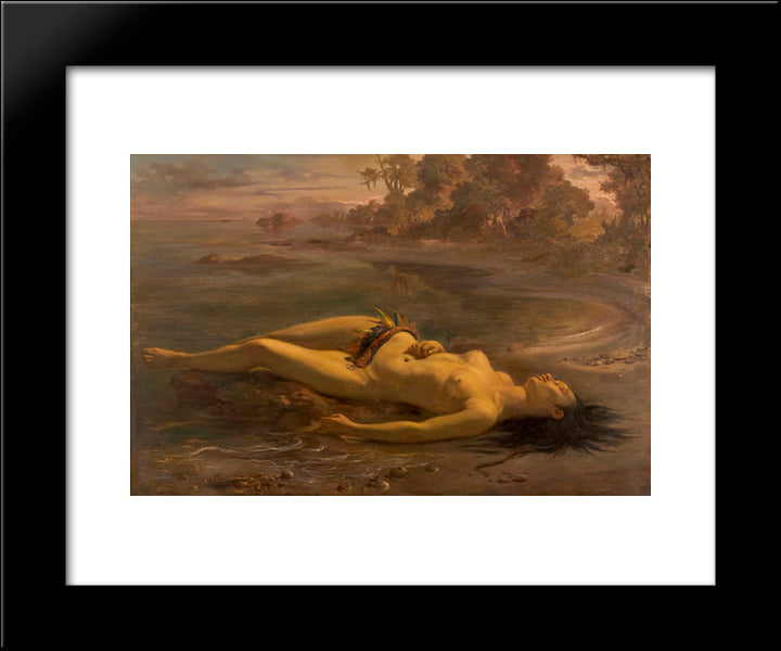 Moema 20x24 Black Modern Wood Framed Art Print Poster by Meirelles, Victor