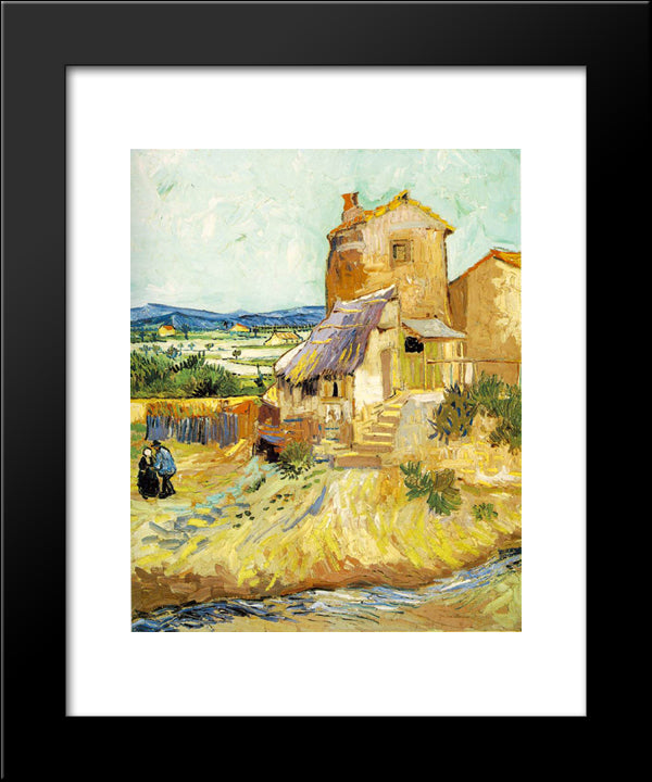 The Old Mill 20x24 Black Modern Wood Framed Art Print Poster by Van Gogh, Vincent