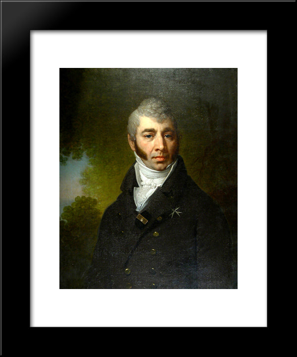 Minas Lazarev Borovikovsky 20x24 Black Modern Wood Framed Art Print Poster by Borovikovsky, Vladimir