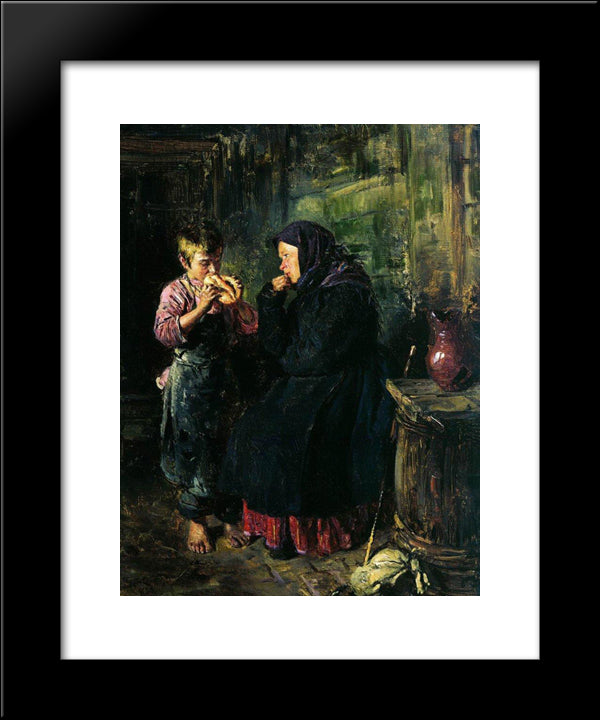 Date 20x24 Black Modern Wood Framed Art Print Poster by Makovsky, Vladimir