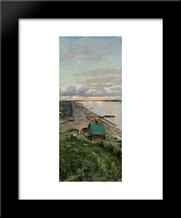 Summer 20x24 Black Modern Wood Framed Art Print Poster by Makovsky, Vladimir
