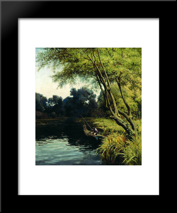 In The Meadow Thickets (Podolsk Province) 20x24 Black Modern Wood Framed Art Print Poster by Orlovsky, Volodymyr