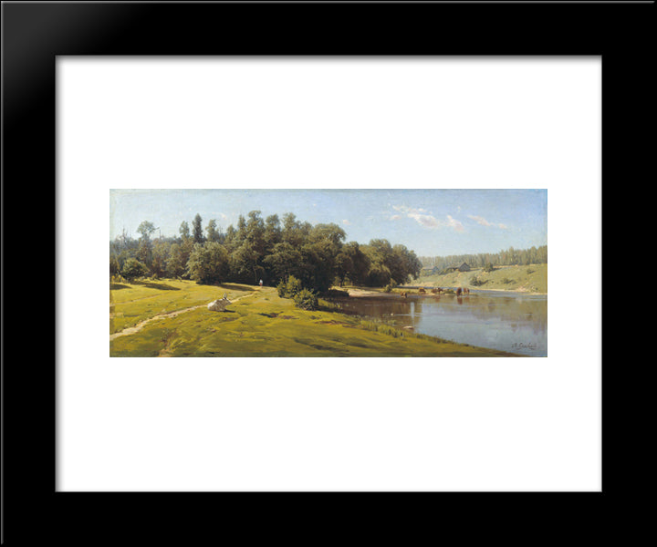 Midday 20x24 Black Modern Wood Framed Art Print Poster by Orlovsky, Volodymyr