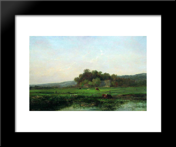 Pasture 20x24 Black Modern Wood Framed Art Print Poster by Orlovsky, Volodymyr