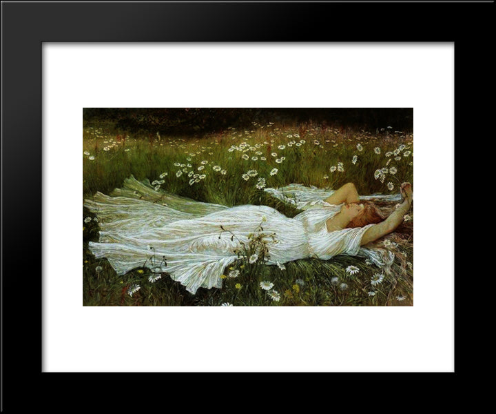 Summer 20x24 Black Modern Wood Framed Art Print Poster by Crane, Walter