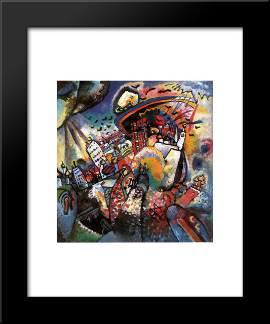 Moscow I 20x24 Black Modern Wood Framed Art Print Poster by Kandinsky, Wassily