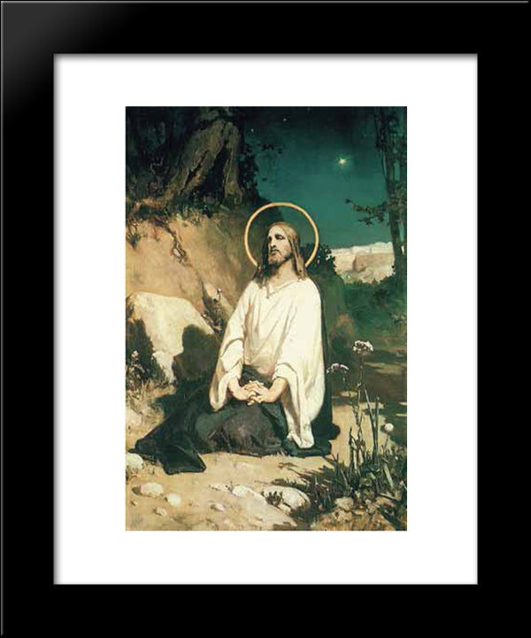 Agony In The Garden 20x24 Black Modern Wood Framed Art Print Poster by Kotarbinski, Wilhelm