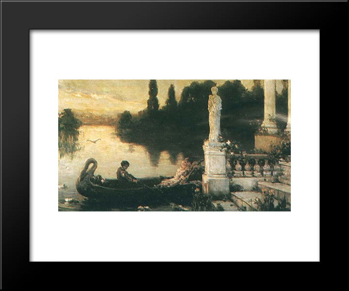 Arcadia 20x24 Black Modern Wood Framed Art Print Poster by Kotarbinski, Wilhelm