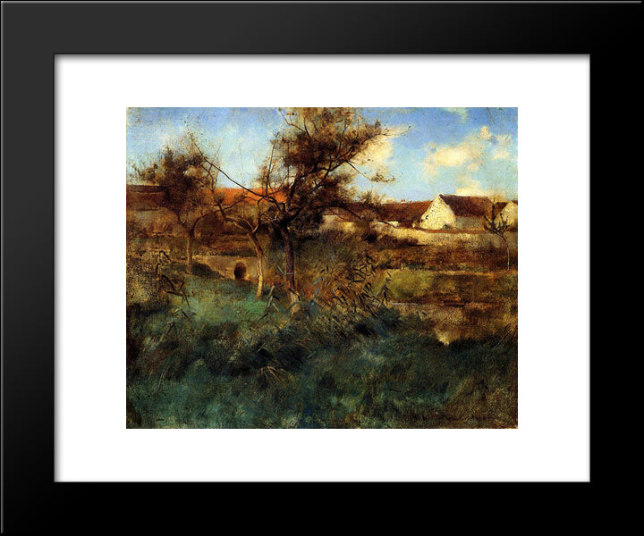 Landscape 20x24 Black Modern Wood Framed Art Print Poster by Metcalf, Willard