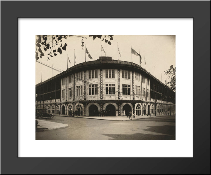 Forbes Field 20x24 Black Modern Wood Framed Art Print Poster