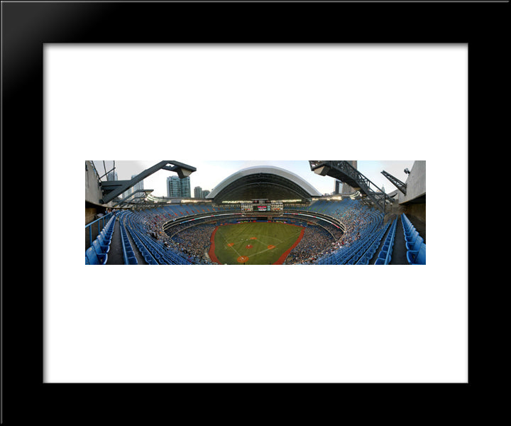 Rogers Centre 20x24 Black Modern Wood Framed Art Print Poster