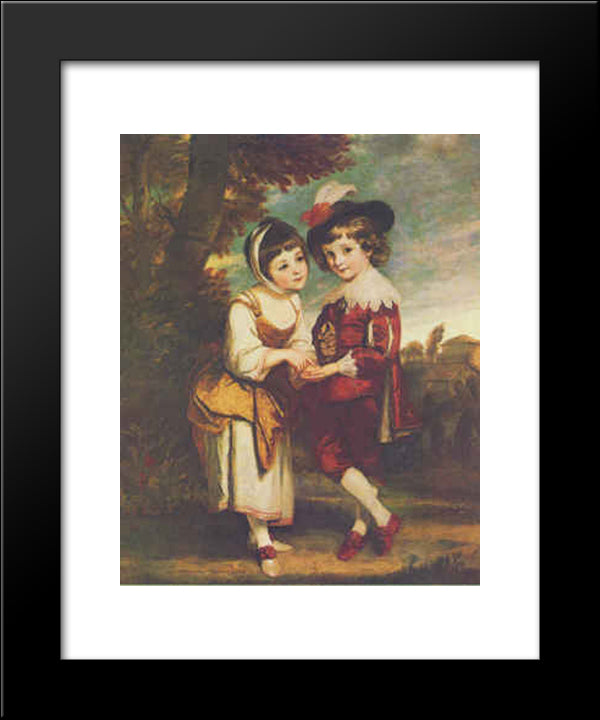 Young Fortune Teller 20x24 Black Modern Wood Framed Art Print Poster by Reynolds, Joshua
