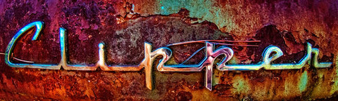 Clipper Black Ornate Wood Framed Art Print with Double Matting by Lee, Rachel