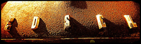 Edsel Black Modern Wood Framed Art Print by Lee, Rachel