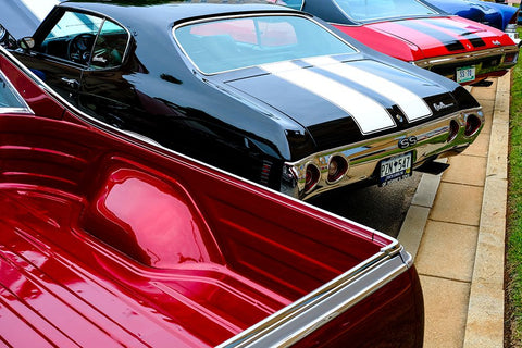 Chevelle Black Modern Wood Framed Art Print by Malone, Will