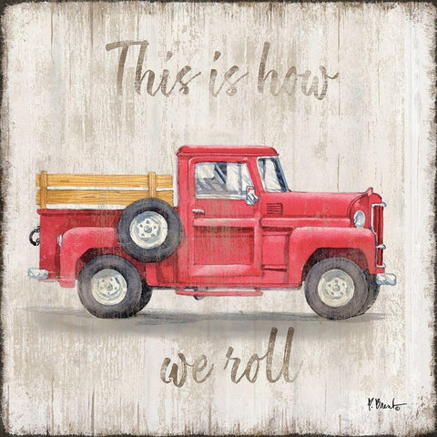 Land Drifter III Gold Ornate Wood Framed Art Print with Double Matting by Brent, Paul