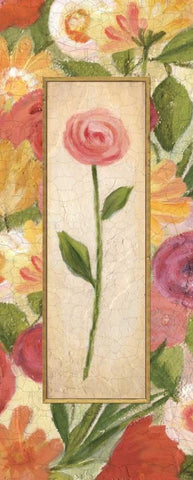 Sweet Romance Panel II White Modern Wood Framed Art Print with Double Matting by Brissonnet, Daphne